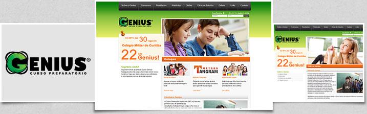 criação de sites curitiba curso genius