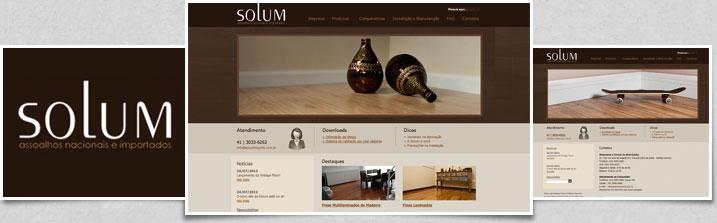 criação de sites curitiba solum pisos