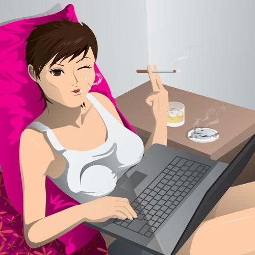 ilustracao ana-nerd