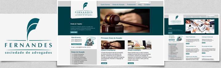 Criação do Site Fernandes, Criação de Sites, Criação de Sites em Curitiba, Criação de Sites Curitiba - Conceito Ideal