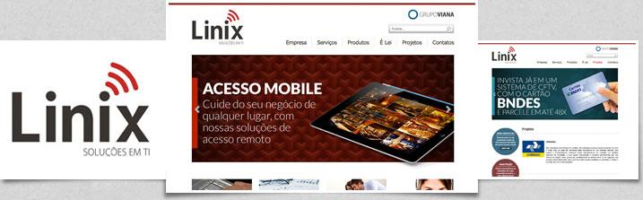 Criação do Site Linix, Criação de Sites, Criação de Sites em Curitiba, Criação de Sites Curitiba - Conceito Ideal