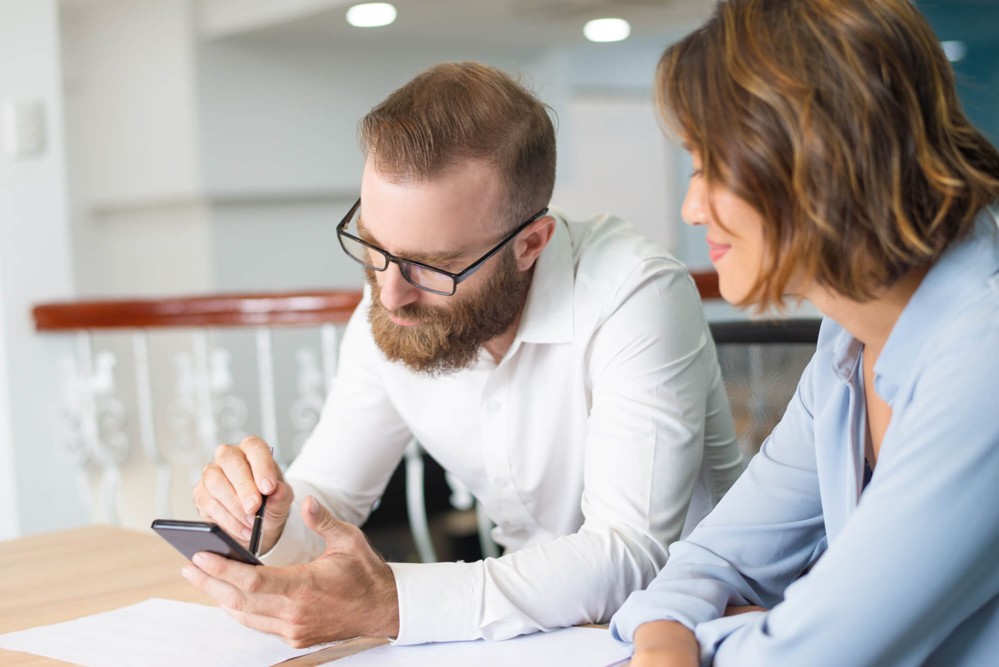 Marketing Group Working On New Business Plan