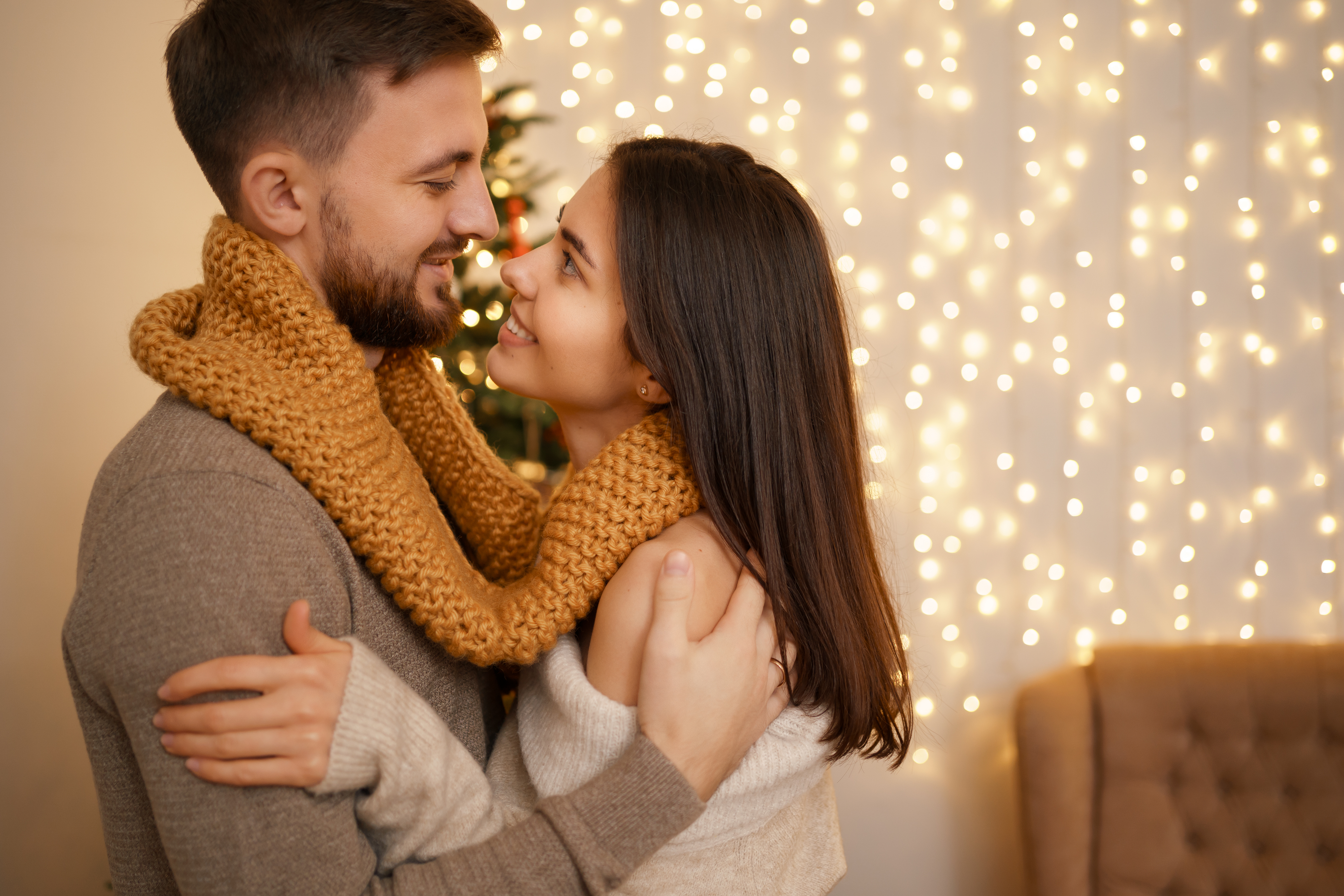 People, Christmas, Holidays And New Year Concept