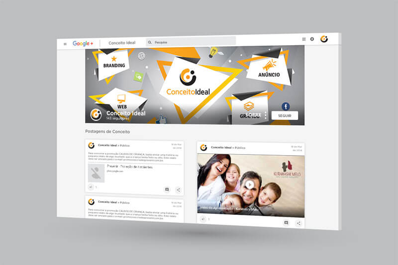 gestão de google plus