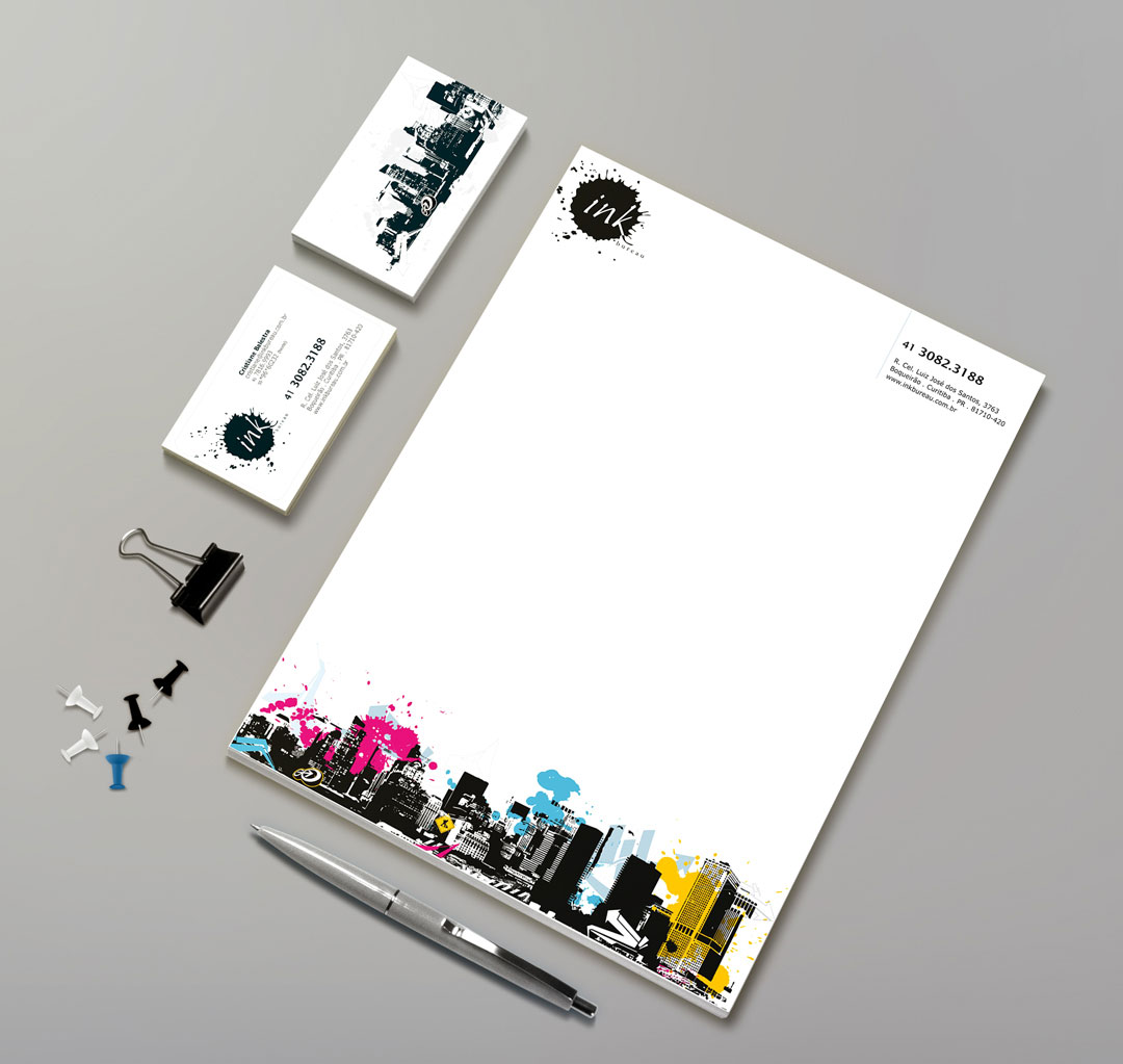 Criacao De Papelaria Ink