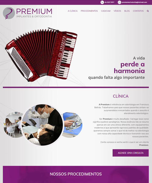 Criacao De Sites Premium Implantes