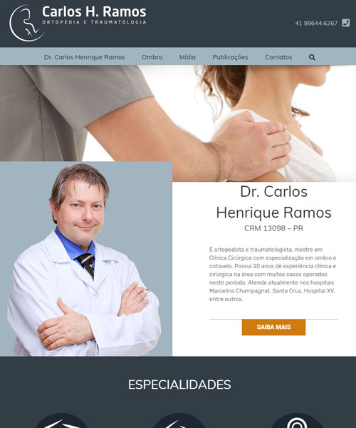 Criacao De Sites Dr Carlos henrique Ramos