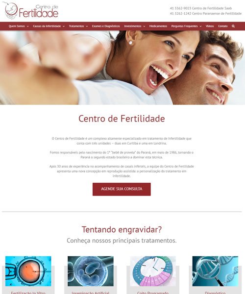 Criacao De Sites Centro De Fertilidade Saab