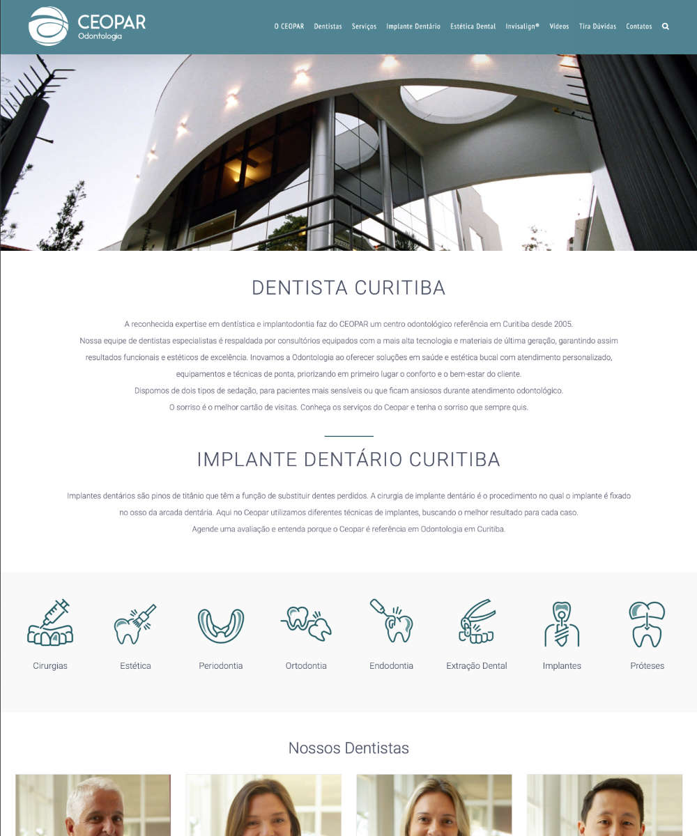 Criação de Sites Ceopar