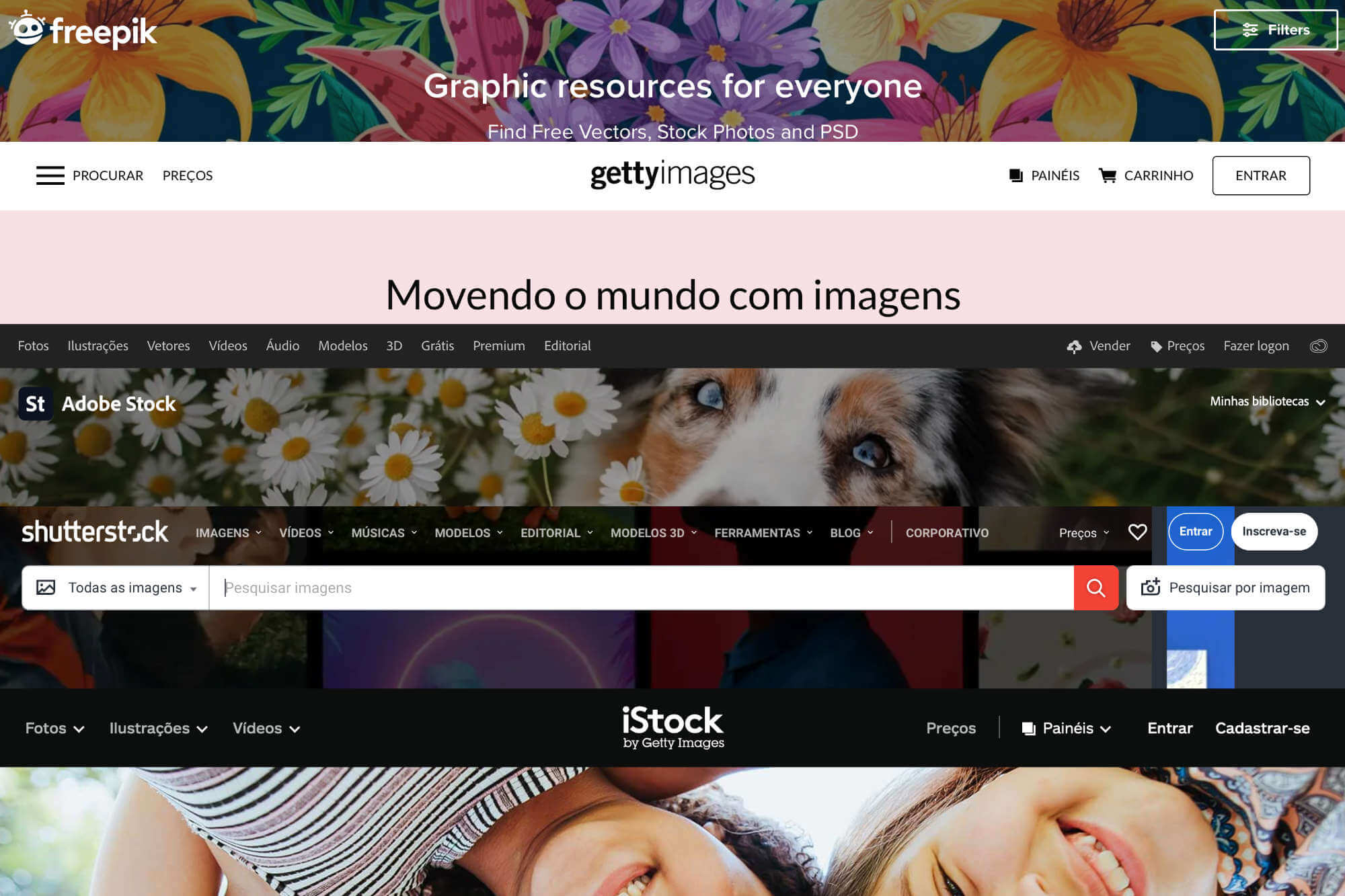 Conheça os melhores bancos de imagem da internet