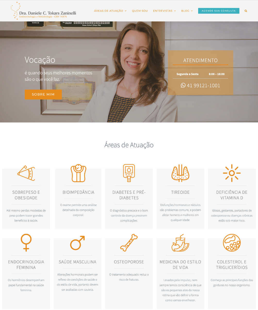 Criação de Sites Daniele Zaninelli
