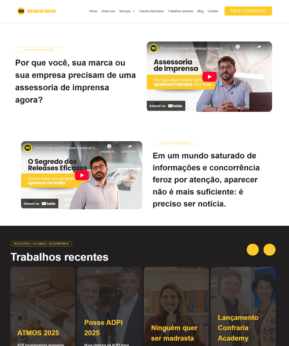 Criação de Sites Bessa Comunicacao